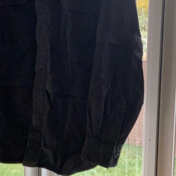 CANYON RIVER BLUES M HEAVY BLACK SHIRT ZIP OFF ARMS - Picture 3 of 5